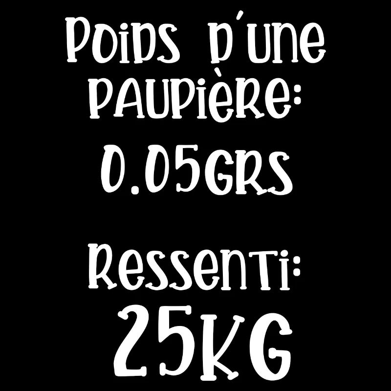 Poids d une paupière