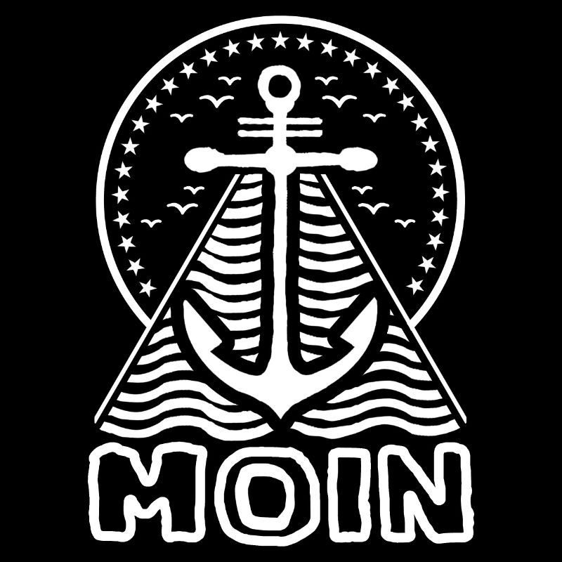 Moin maritime Mode Möwe Logo