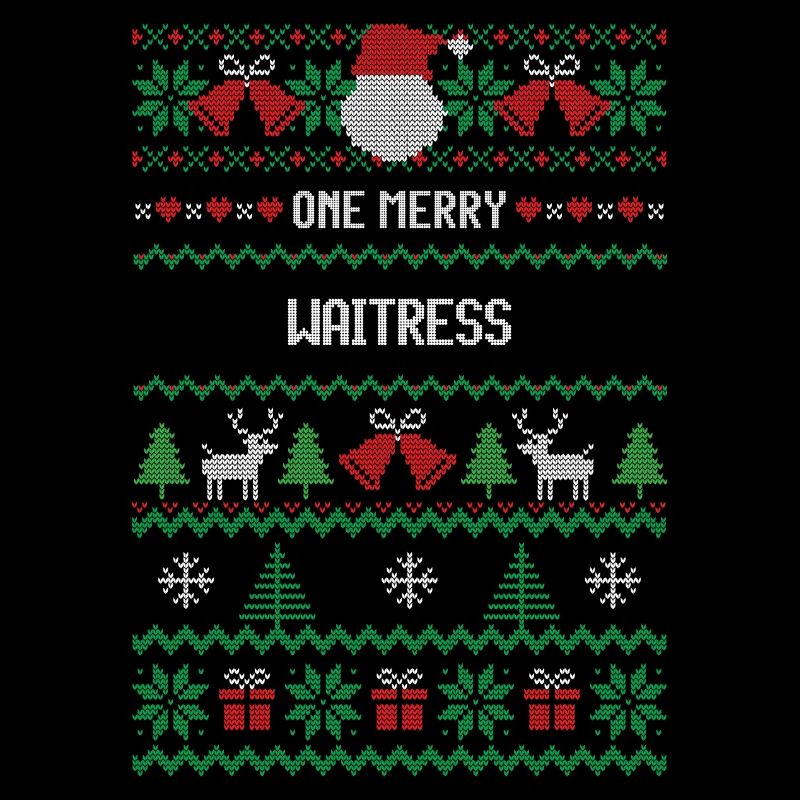 Une serveuse joyeuse