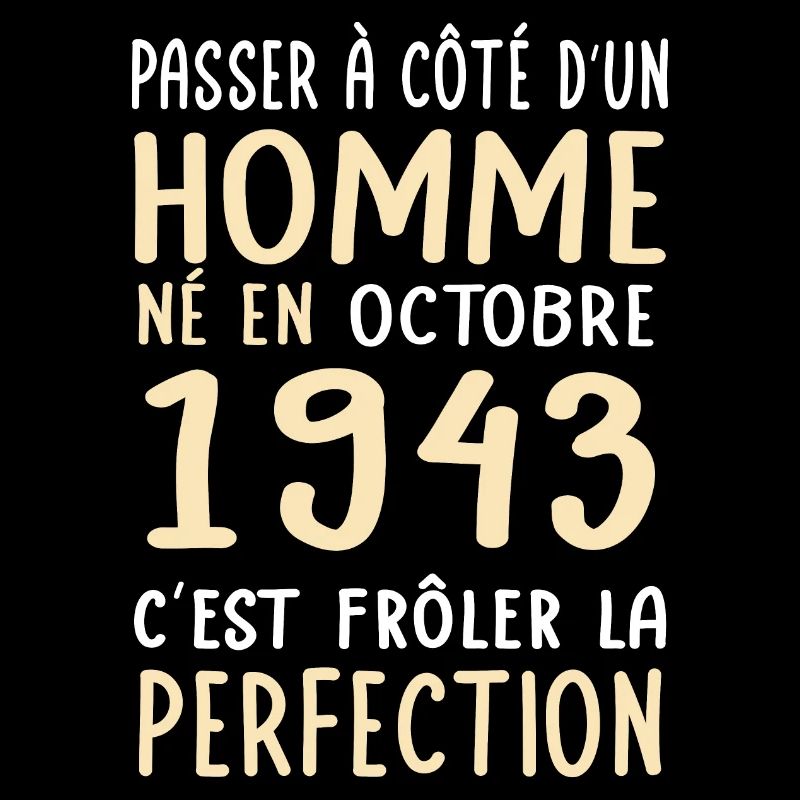 Anniversaire 81 ans - Né en Octobre 1943