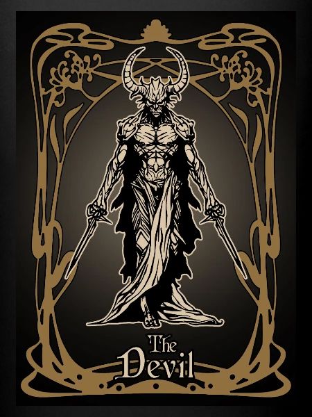 Carte tarot The Devil