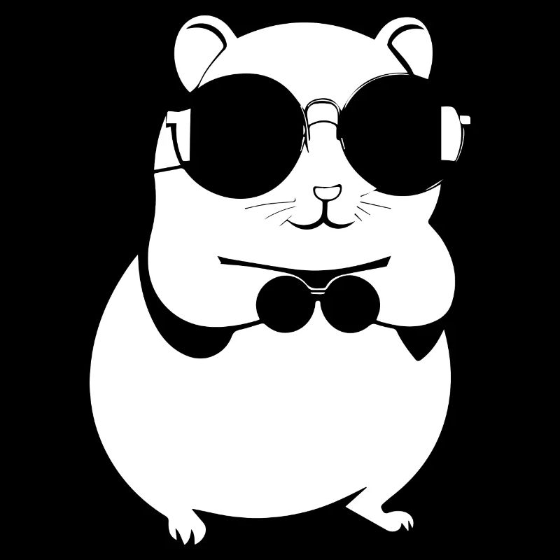Funny Hamster with Sunglasses Hamsters