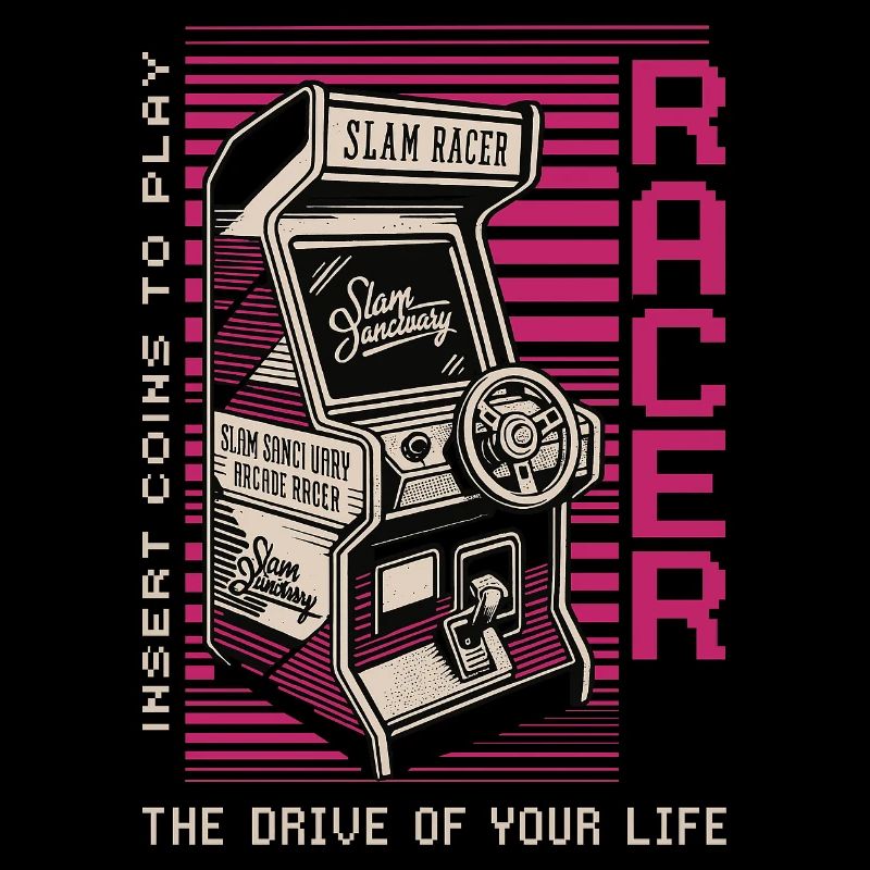 Racer Arcade Neon Retro