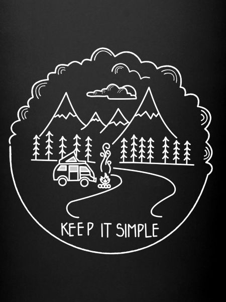 Gardez-le camping simple nuage