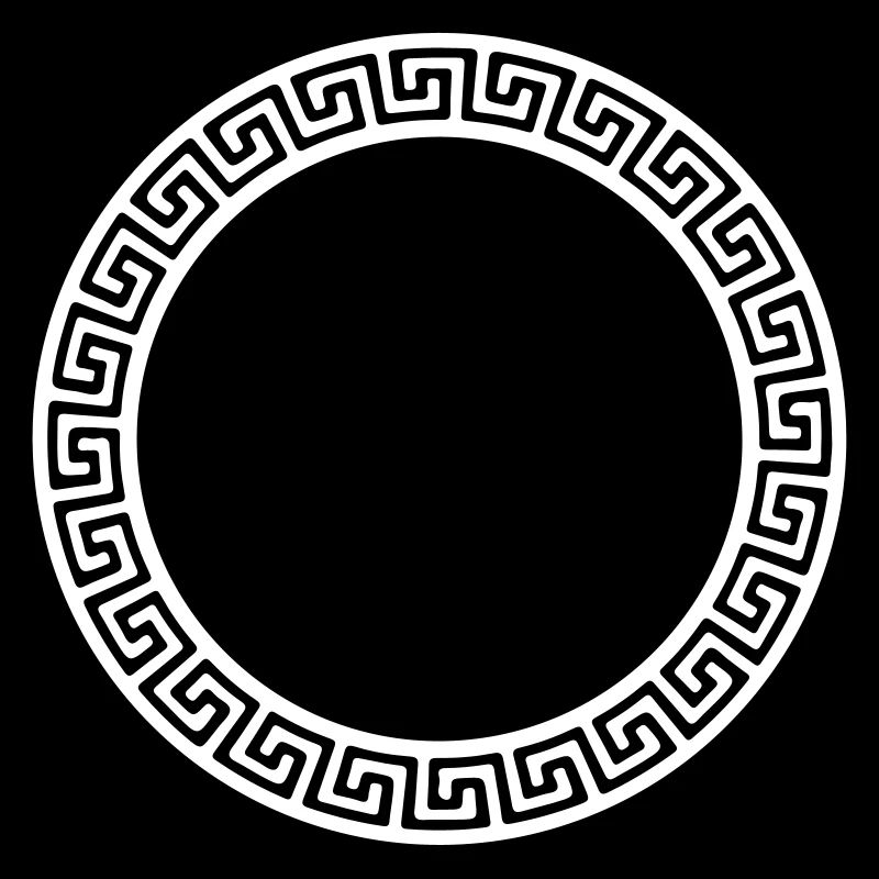 greek symbol circle