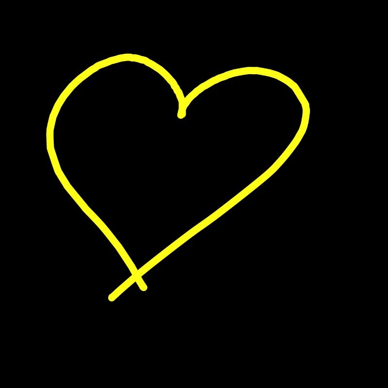 Herz gelb Geschenkidee Geschenk Idee