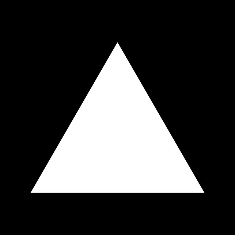 Triangle Triangle White