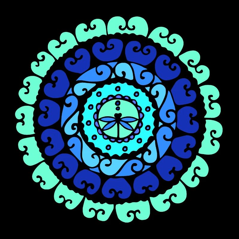 Libellen-Mandala
