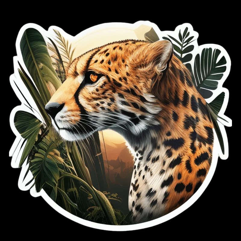 Guépard dans la brousse