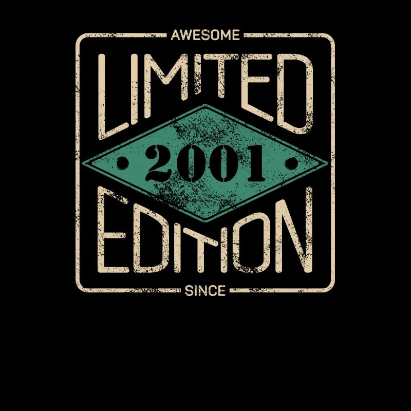 Awesome Since 2001 Retro Vintage Design