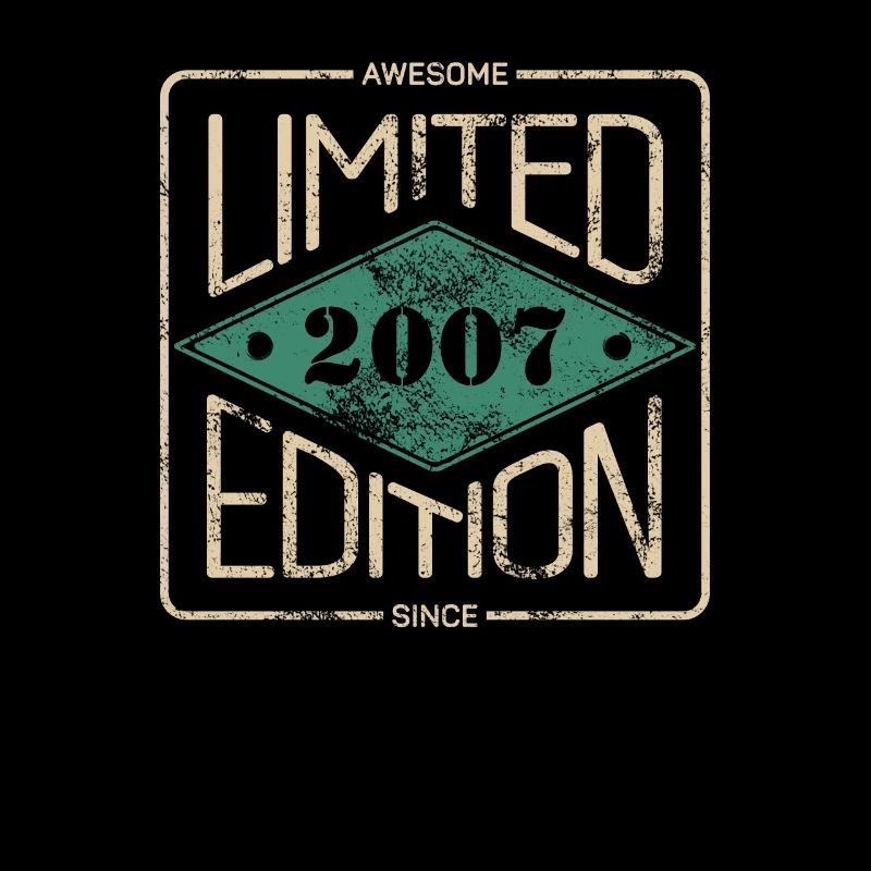 Awesome Since 2007 Retro Vintage Design