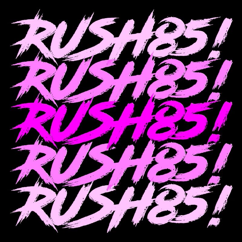 Synthwave / Cyberpunk Title Design RUSH85! -Bright