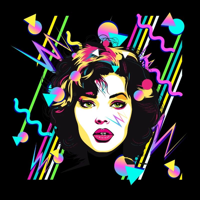 Neon Graffiti Flashback