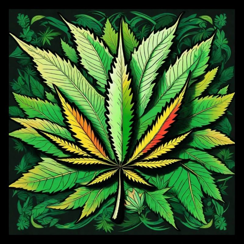 Cannabisblatt