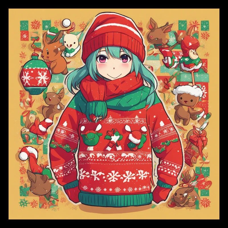pull de Noël moche