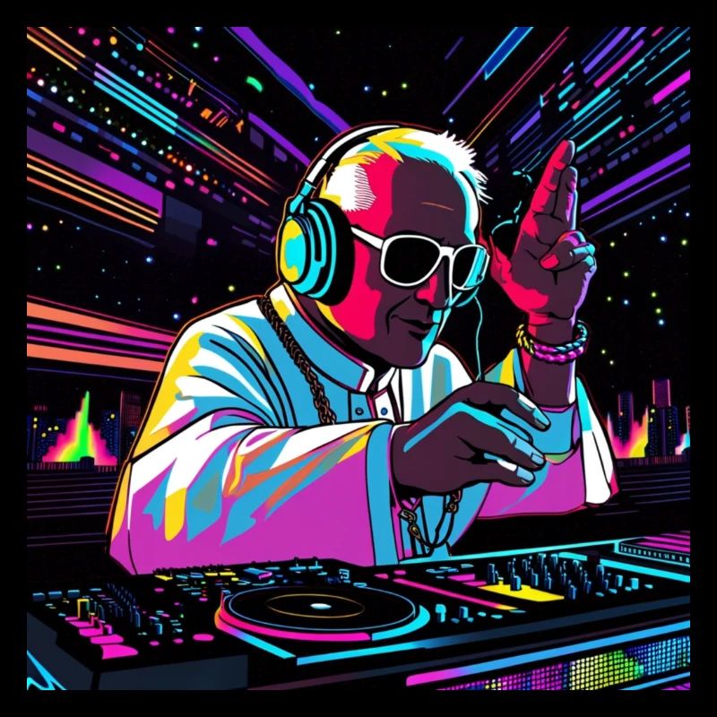 Pope Francis DJ