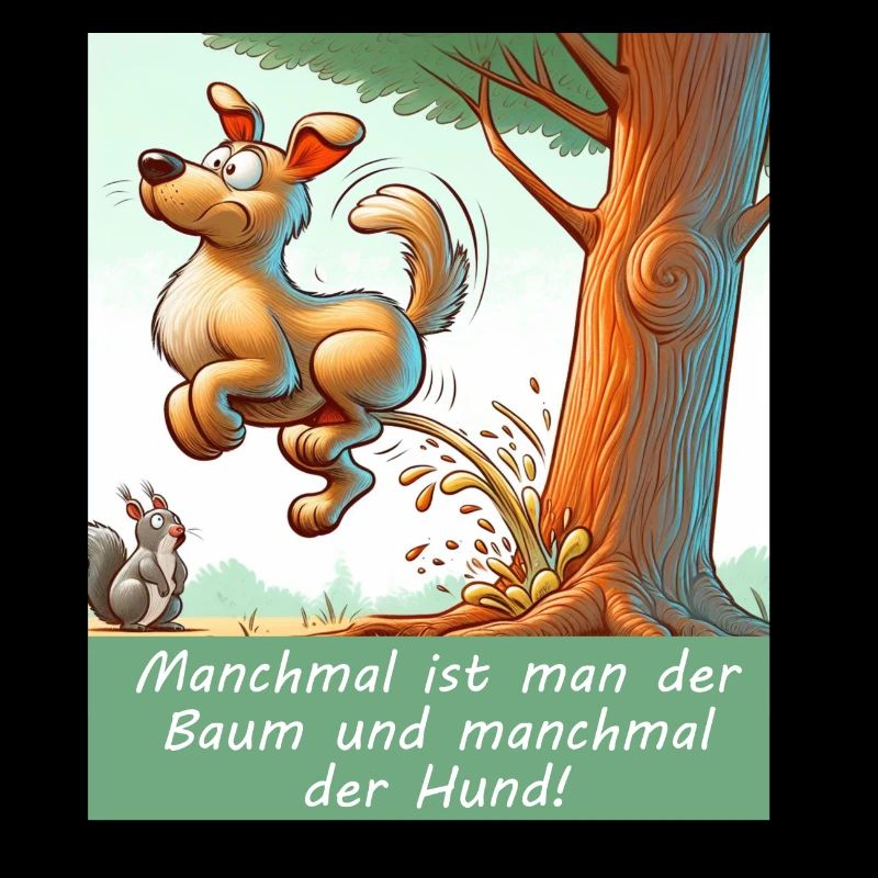 manchmal hund, manchmal baum