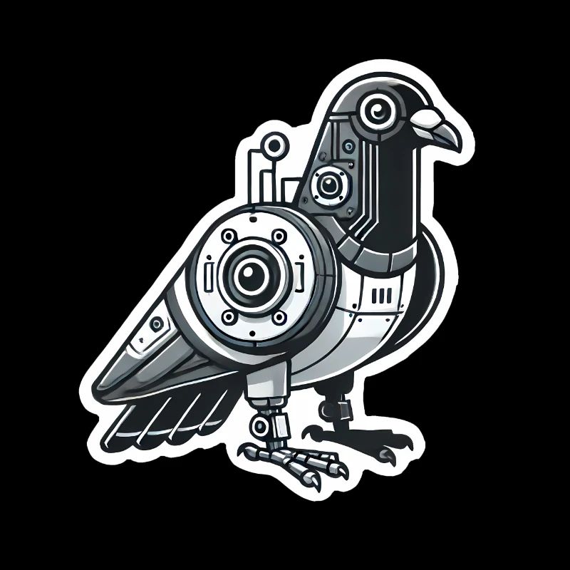 Spy Dove: Futuristic Robot Design