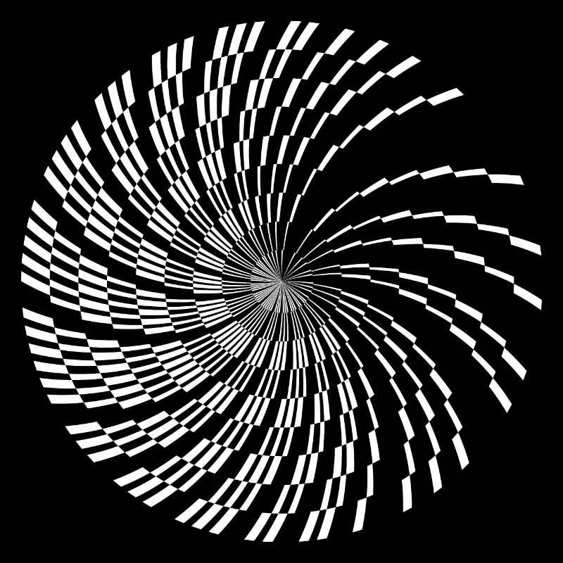 digital geometric circles pattern