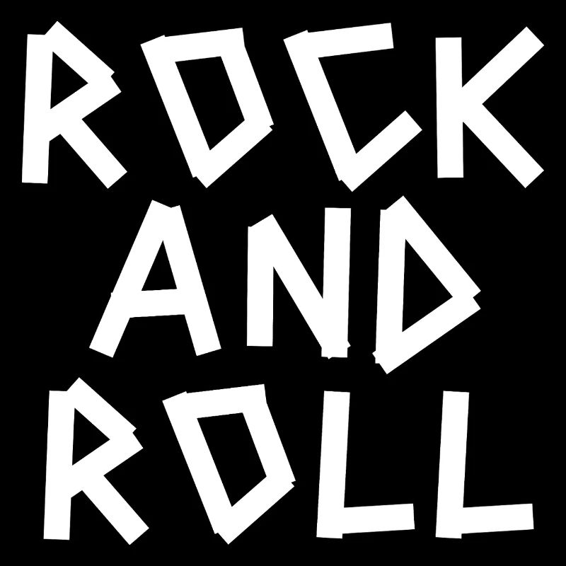 rock and roll logo design