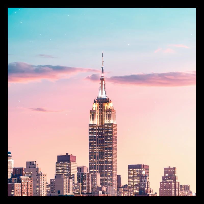 Skyline Glow – Rêves pastel