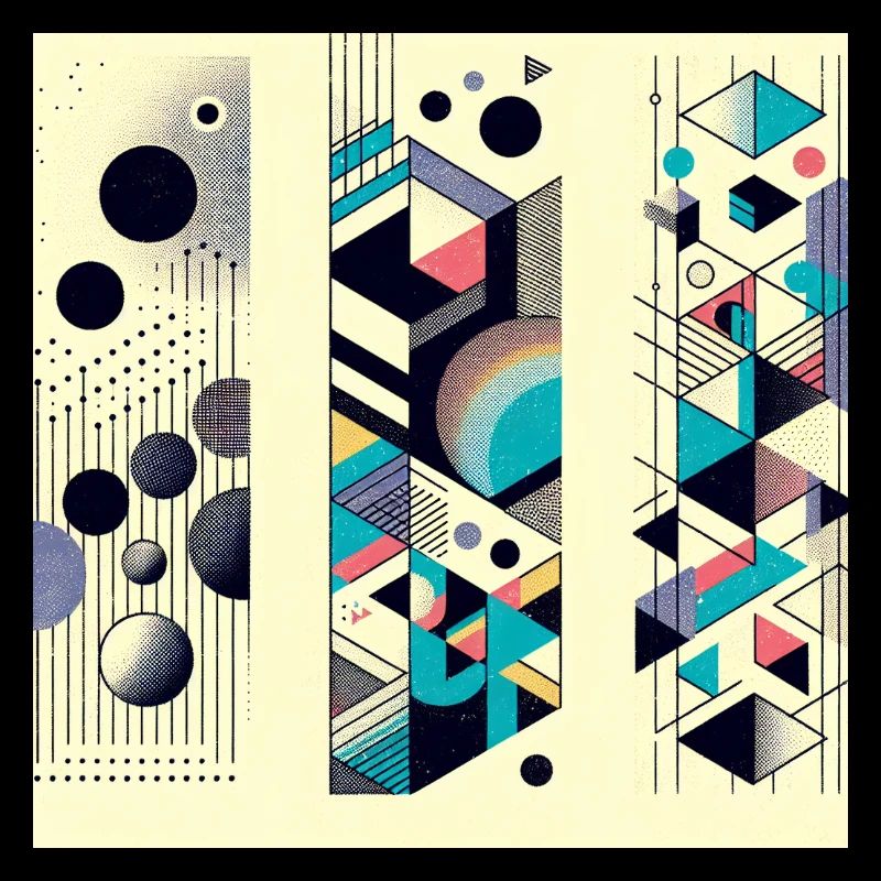 Geometric Triptych