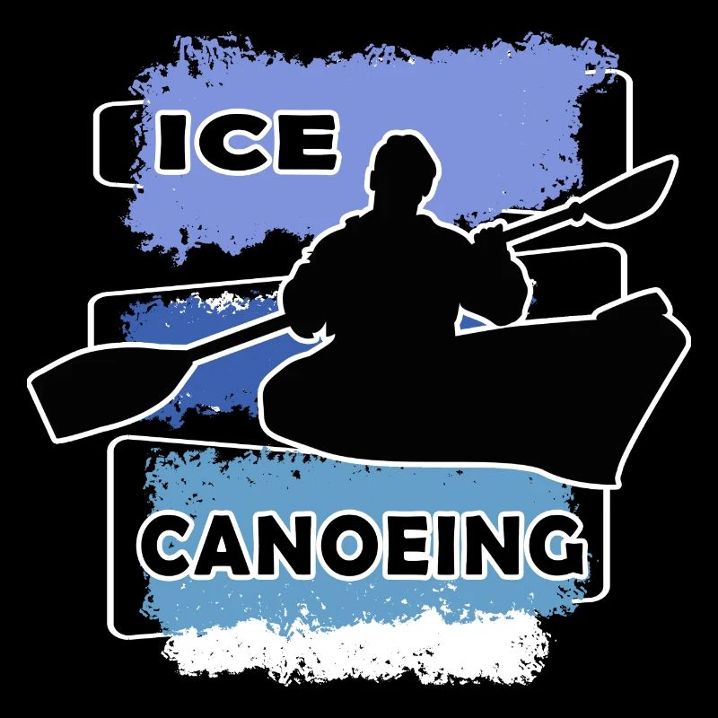 ice canoeing eiskanufahrer eiskanu eispaddeln kanu