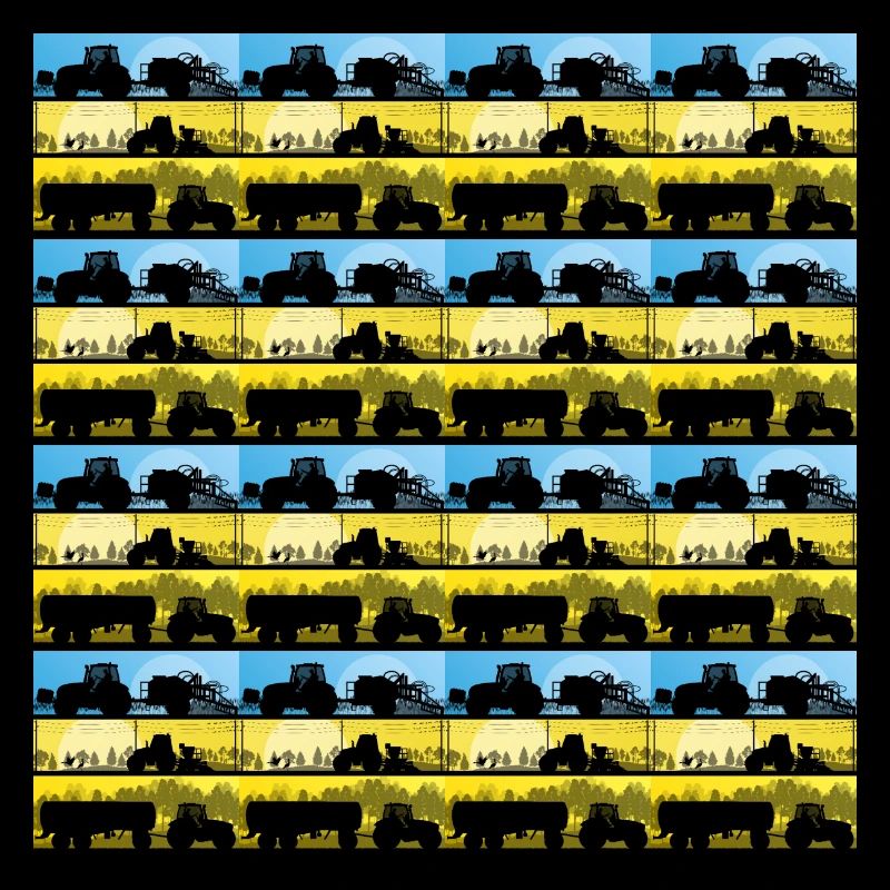Tractor Stripes 6 I Funny Cool Design Tractor