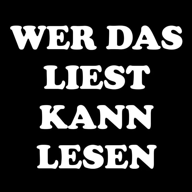 Wer das liest kann lesen Geschenk