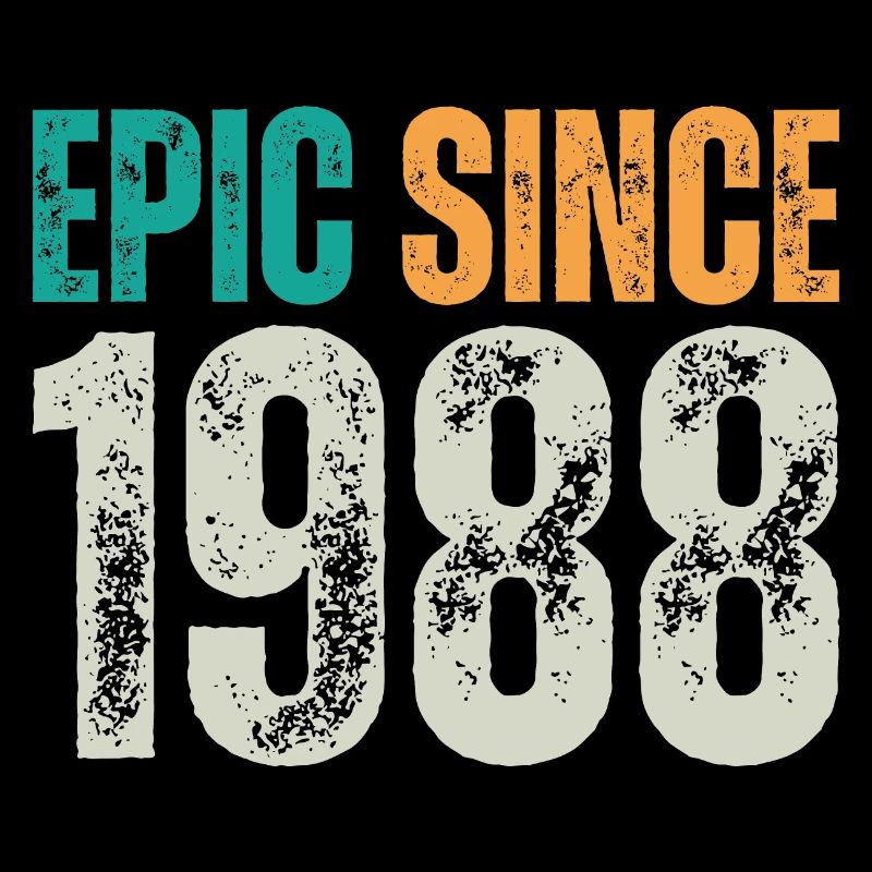 Episch seit 1988 - Retro Geburtstagsspruch