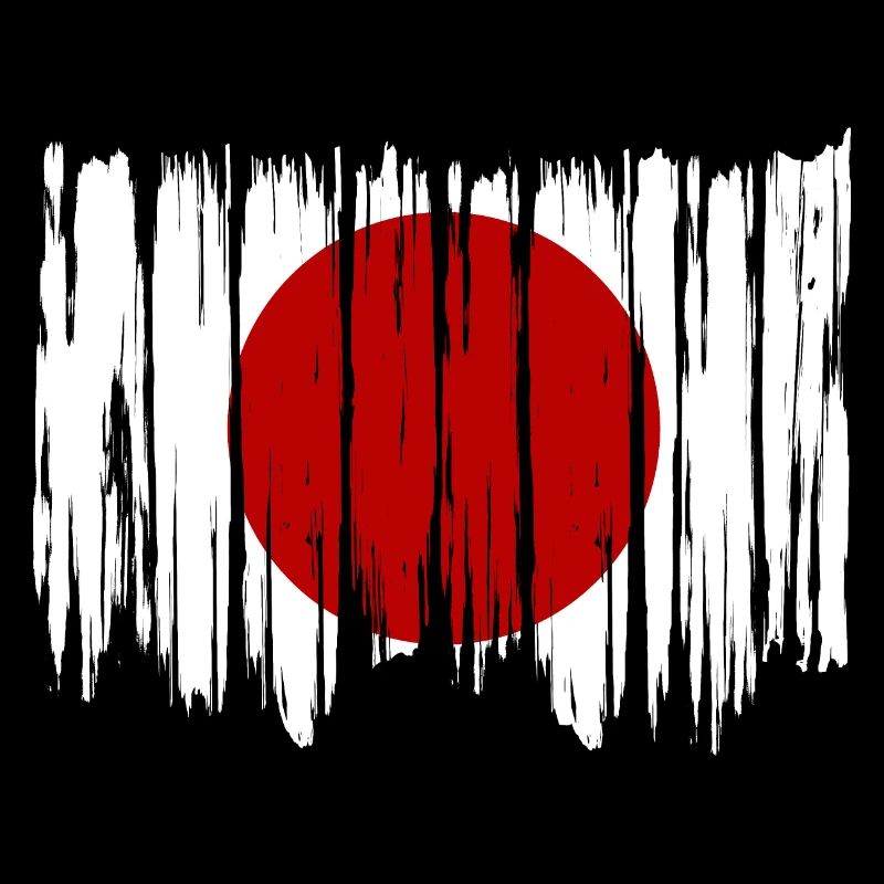 Drapeau du Japon utilisé Look Nihon drapeau japonais