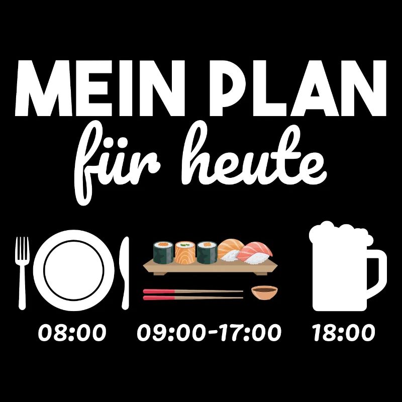 Sushi Japan Essen Bier Geschenkidee