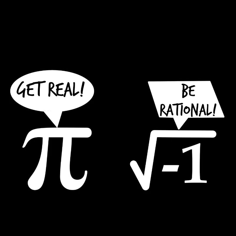 Get Real Be rational Mathe Mathematik Geschenk