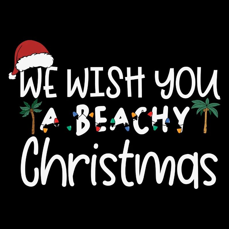 Nous vous souhaitons un Noël beachy, drôle de Noël