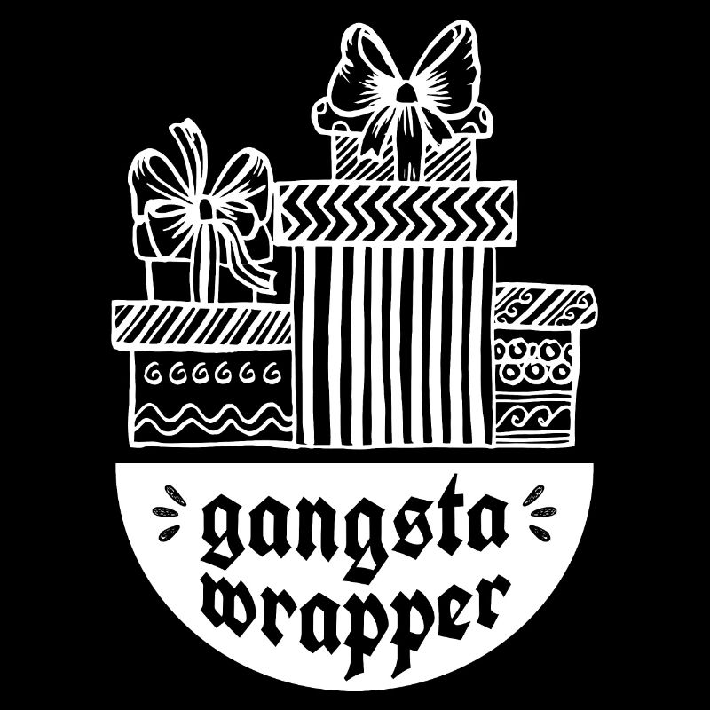 Gangsta Wrapper - Geschenkpapier Verpackung Karton