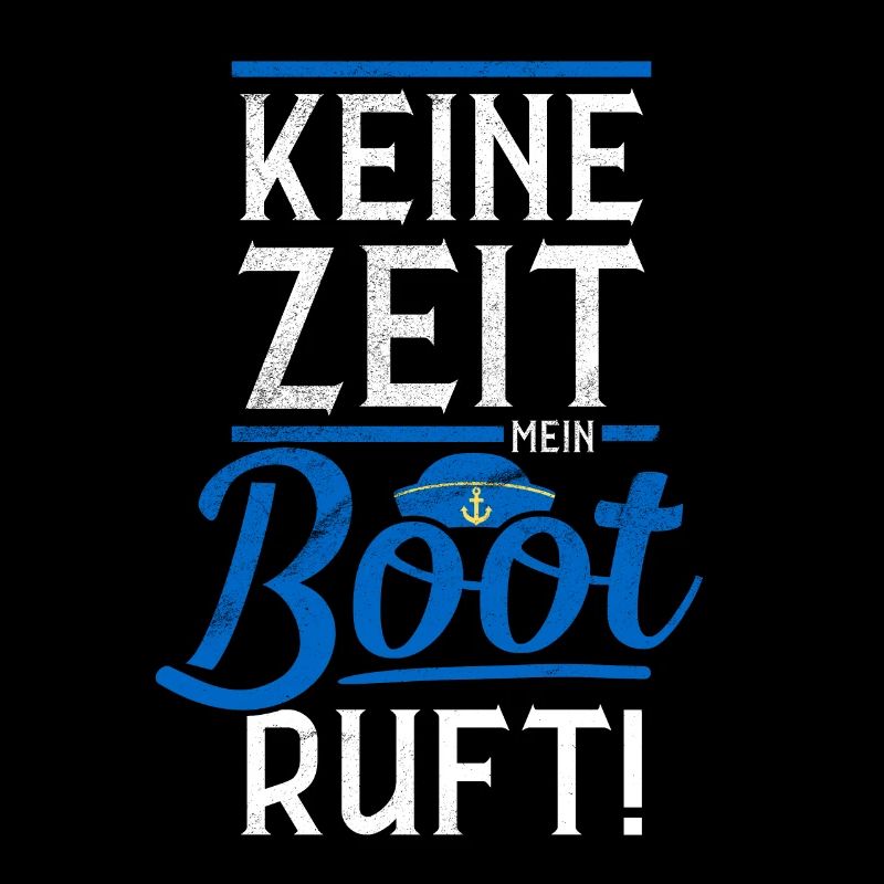 Bootsfahrer Bootfahren Motorboot Anker Schiffer