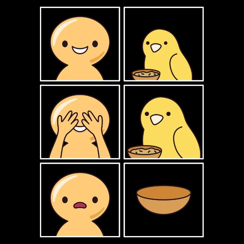 Canary Eats Fast Design for Fans