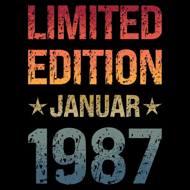 Édition limitée Birthday Party Vintage 1987