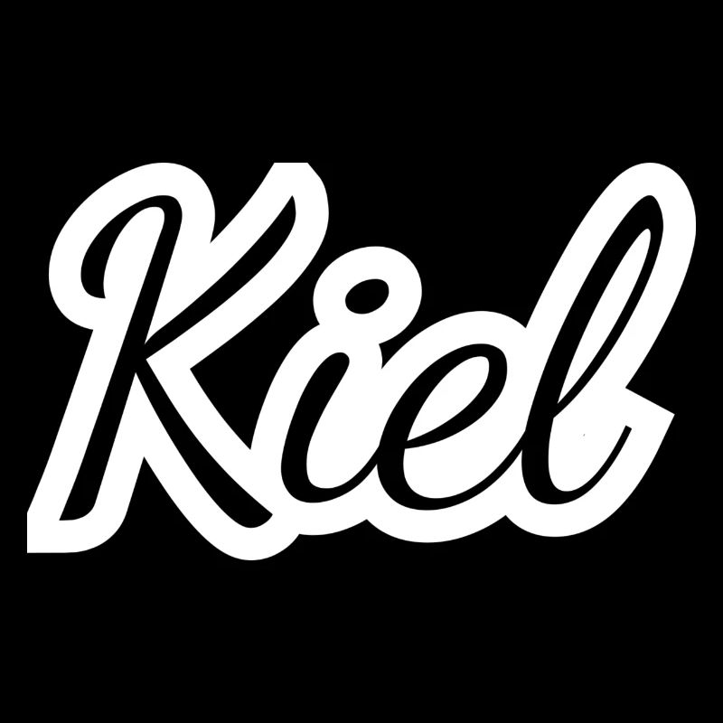 Kiel - Textdesign mit Stadtnamen