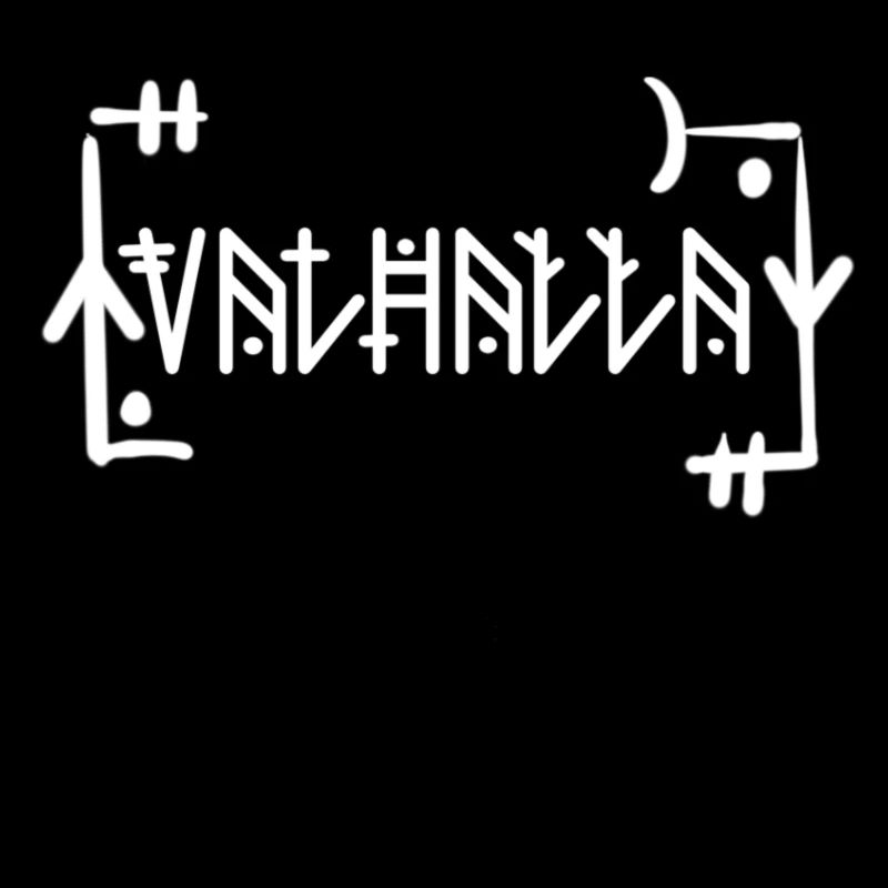Valhalla Runen Schrift Wikinger Design