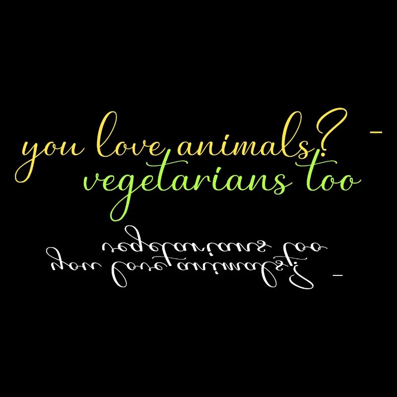 lieben Tiere? auch Vegetarier