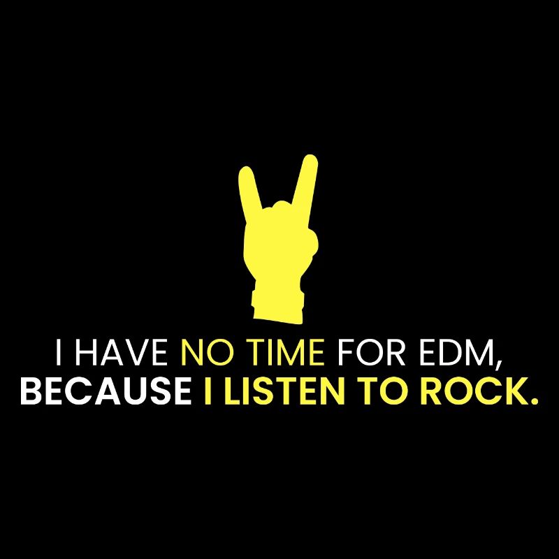 Pas de temps pour l’EDM, nous avons besoin de ROCK