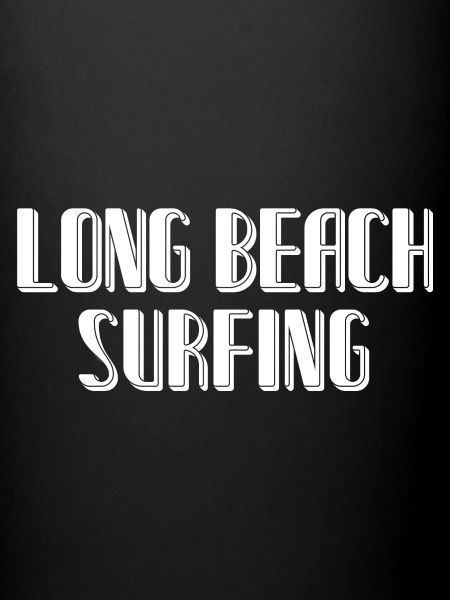 Surf sur longue plage