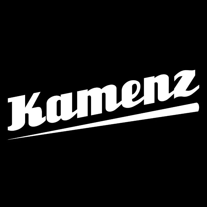 Kamenz - Textdesign mit Stadtnamen