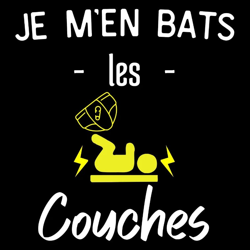 Humour bébé - je m'en bats les couches🤣