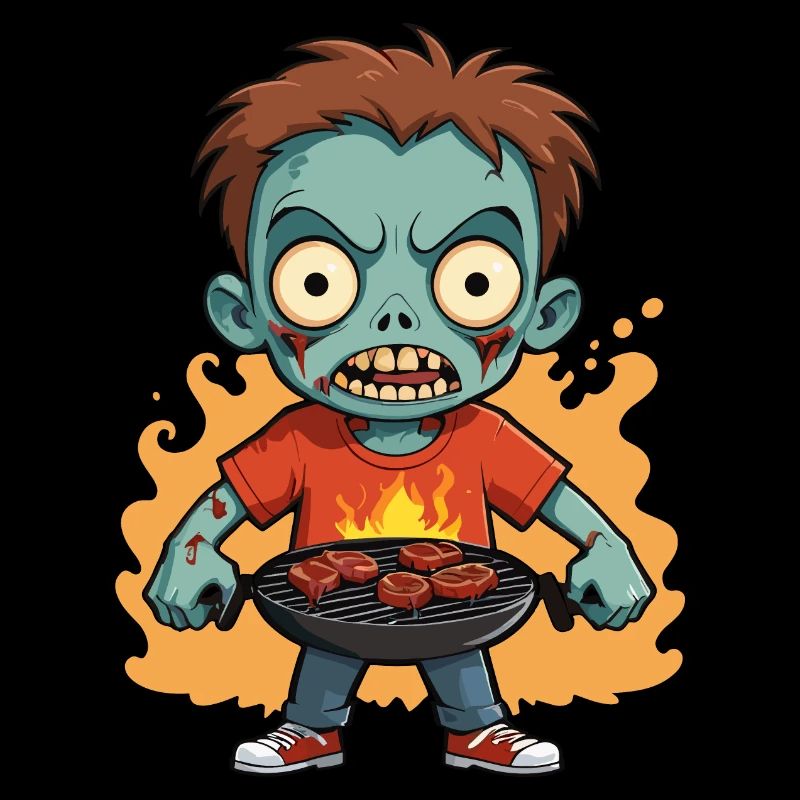 Grilling Zombie