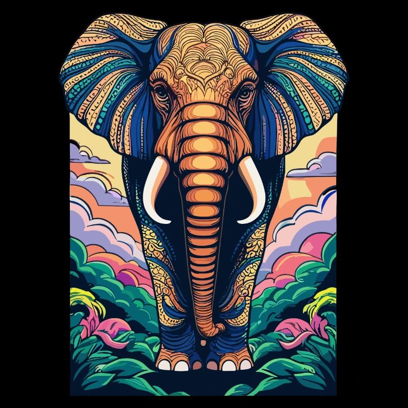 Elefant Pop Art