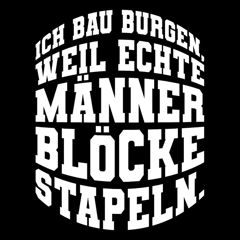 Zocker Geschenk Ich bau Burger, weil echte Männer