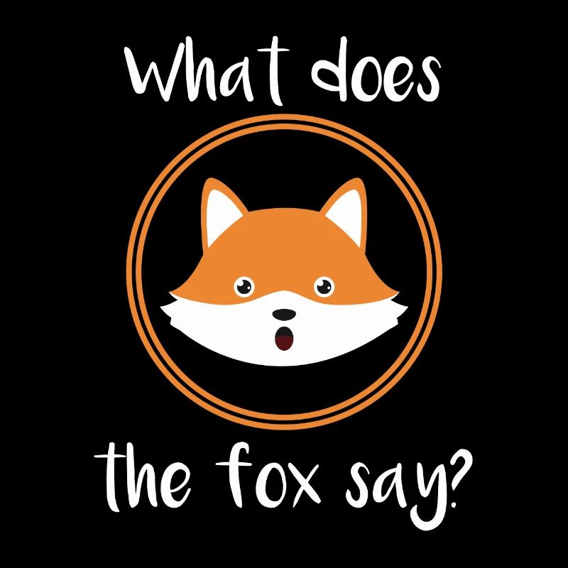 What does the fox say cute gift comic idea
