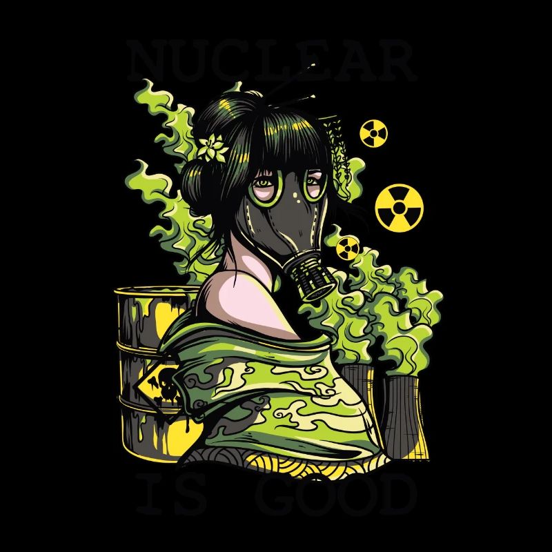Fille radioactive nucléaire